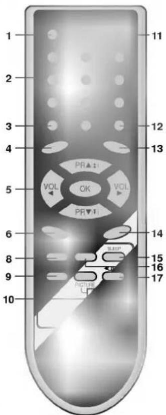 LG CT-21Q45VE - Установка батареек в ПДУ - 2