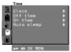 LG CT-25Q25RQ - Настройка времени - 1