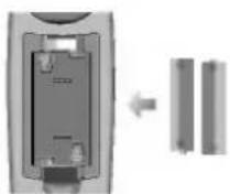 LG CT-25Q25RQ - Установка батареек в ПДУ - 1