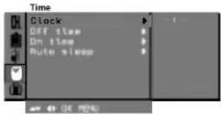 LG CT-25Q25RQ - Установите часы - 1