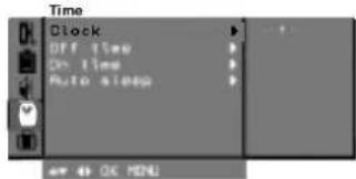 LG 29FS2RG - Установите часы - 1