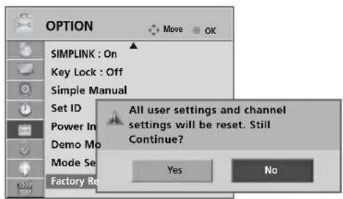 LG 37LH3020 - (RESET TO ORIGINAL FACTORY SETTINGS) - 3