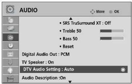 LG 37LH3020 - DTV AUDIO SETTING (IN DIGITAL MODE ONLY) - 1