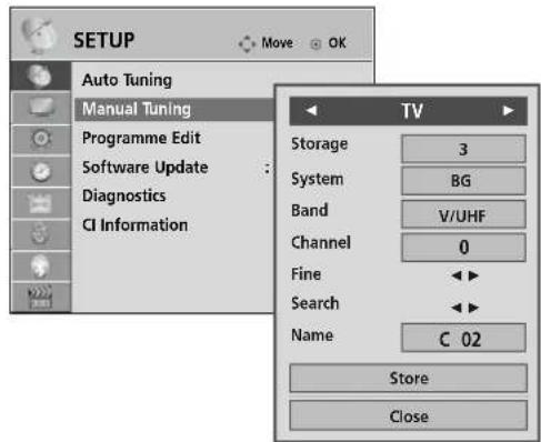 LG 37LH3020 - MANUAL PROGRAMME TUNING (IN ANALOGUE MODE) - 15