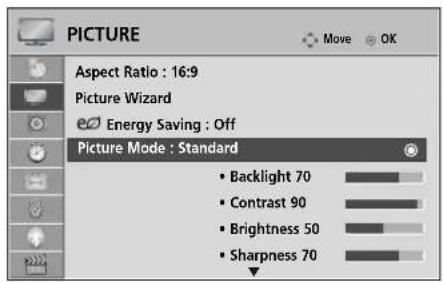 LG 37LH3020 - Picture Mode-User option - 1