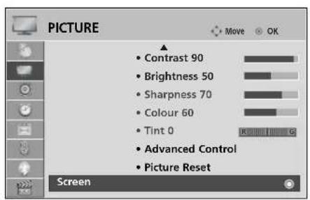 LG 37LH3020 - Screen Reset - 1