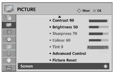 LG 37LH3020 - Selecting Resolution - 1
