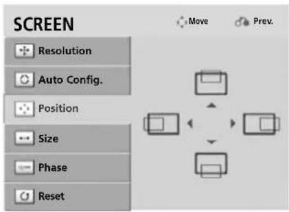 LG 37LH3020 - Adjustment for screen Position, Size, Phase - 2