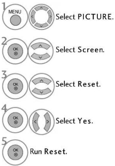 LG 37LH3020 - Screen Reset - 3