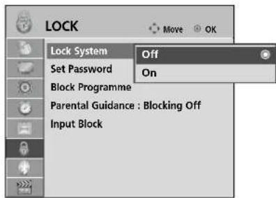 LG 37LH3020 - SET PASSWORD & LOCK SYSTEM - 2