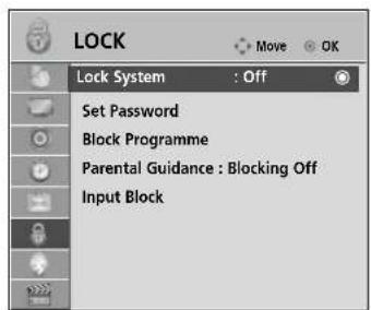 LG 37LH3020 - SET PASSWORD & LOCK SYSTEM - 1