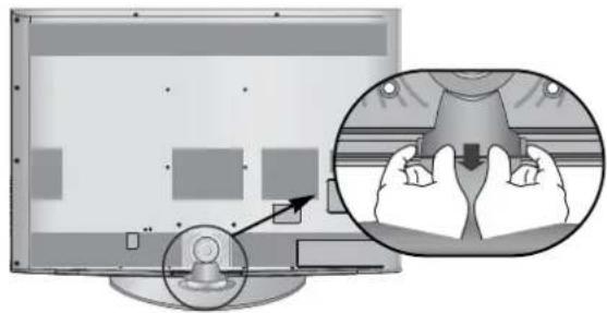 LG 37LH3020 - TO USE THE STAND REAR COVER (Only 37/42/47LH70\*) - 2