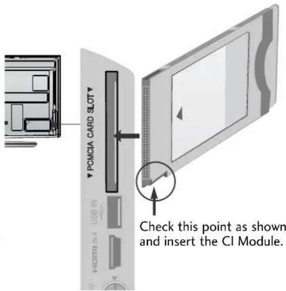LG 37LH3020 - INSERTION OF CI MODULE - 1
