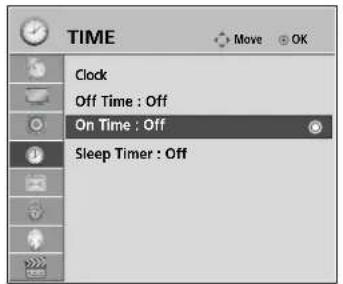 LG 37LH3020 - AUTO ON/OFF TIME SETTING - 1