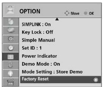 LG 37LH3020 - (RESET TO ORIGINAL FACTORY SETTINGS) - 1