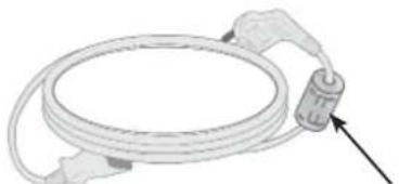 LG 22LD355 - Use of ferrite core (This feature is not available for all models.) - 1