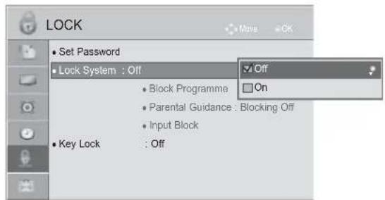 LG 22LD355 - SET PASSWORD & LOCK SYSTEM - 2