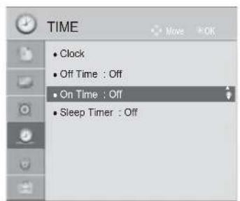 LG 22LD355 - AUTO ON/OFF TIME SETTING - 1