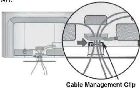 LG 22LD355 - BACK COVER FOR WIRE ARRANGEMENT - 2