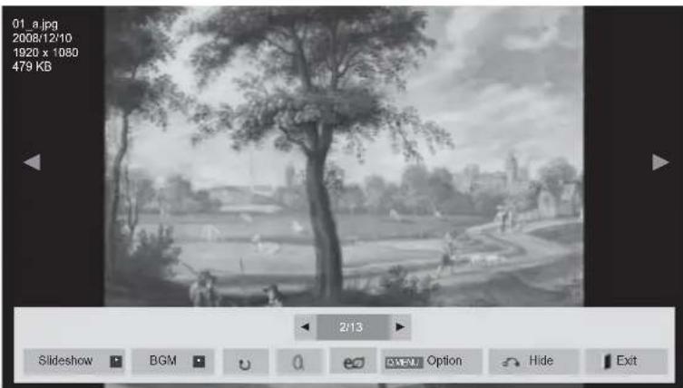 LG 22LD355 - How to view photo - 2