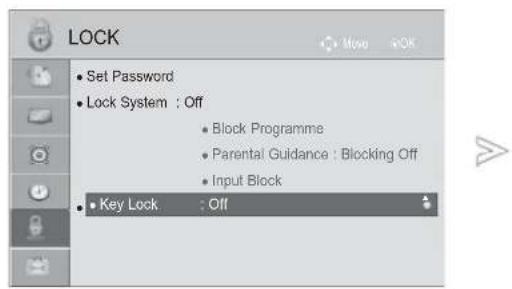 LG 22LD355 - KEY LOCK - 1