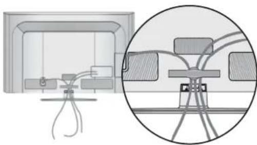 LG 22LD355 - BACK COVER FOR WIRE ARRANGEMENT - 3
