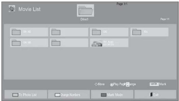 LG 22LD355 - ■ When playing movie files - 1