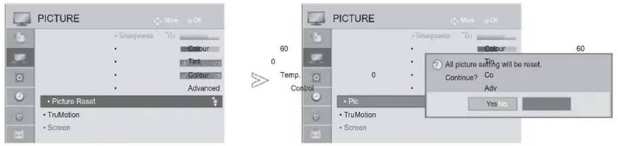 LG 22LD355 - PICTURE RESET - 1