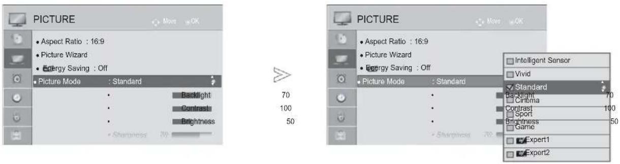 LG 22LD355 - Picture Mode-Preset - 1