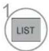 LG 22LD355 - ■ Displaying programme LIST - 1