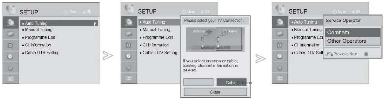 LG 22LD355 - If you want to select the Antenna, - 7