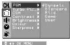 LG 21FX4RG - Внимание: Опции изображения не доступны для источника входа RGB. PSM (память состояния изображения) - 1