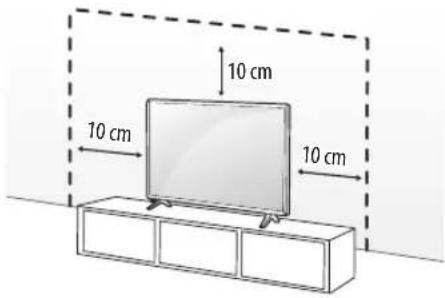 LG 55UP76006LC - Mounting on the Table - 1