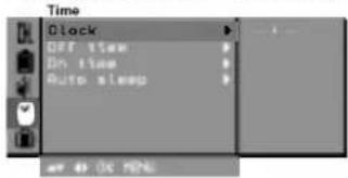 LG RT-14CA57M - Установите часы - 1