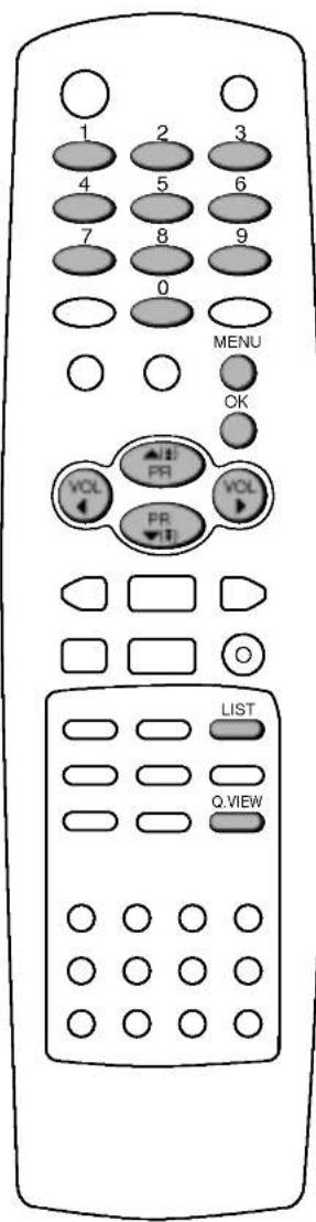LG CT-29M60E - Просмотр страниц таблицы программ - 1