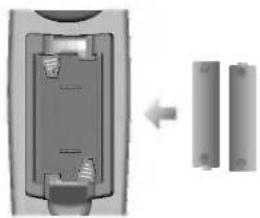 LG CT-29M60E - Установка батареек в ПДУ - 1