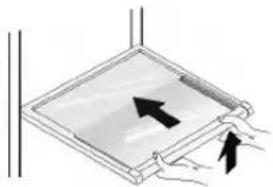 LG GR-B197GTG - Slide-Under Shelf - 1
