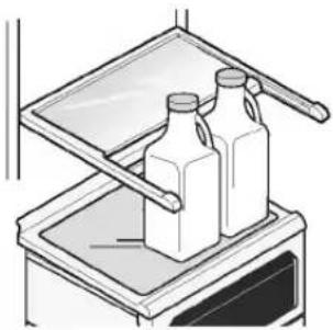 LG GR-B197GTG - Slide-Under Shelf - 2