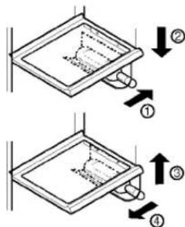 LG GR-B197GTG - In case of separating the wine holder : - 1