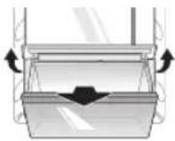 LG GC-X247CQAV - Removing the Vegetable Drawer - 2