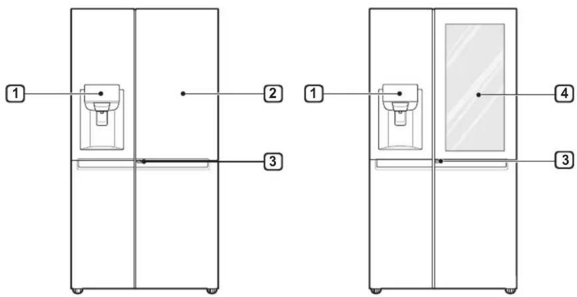 LG GC-X247CQAV - Parts and Functions - 1