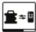 BOSCH GRL4000-80CH - Establishing a connection to the remote control/laser receiver - 1