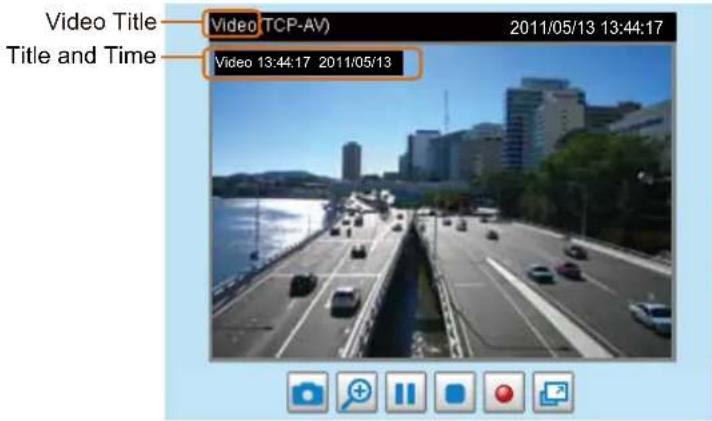 Vivotek IP8331 - Video Settings - 2
