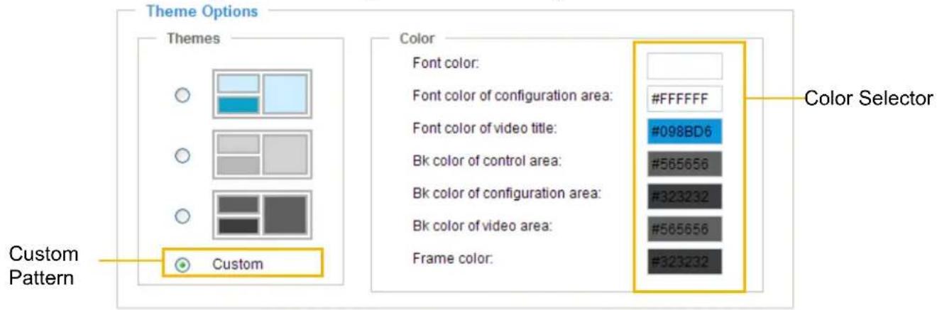 Vivotek IP8331 - Theme Options - 5