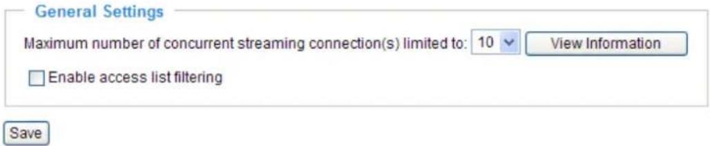 Vivotek IP8331 - General Settings - 1