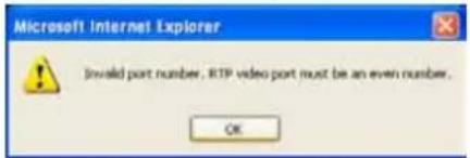 Vivotek IP8331 - RTSP port /RTP port for video/ RTCP port for video - 1