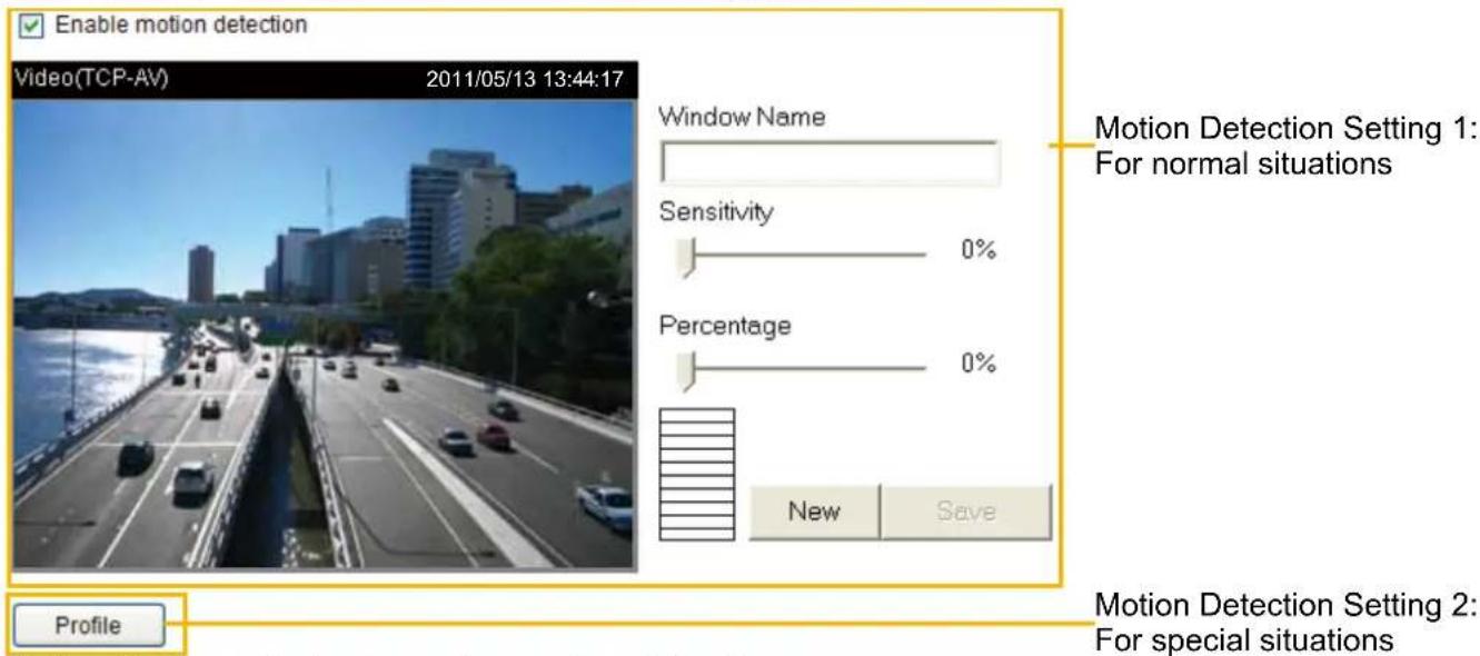 Vivotek IP8331 - Motion Detection - 1