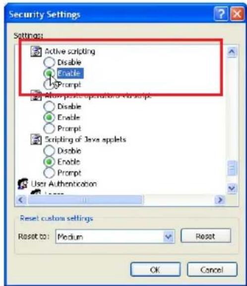 Christie L2K1500 - ActiveScript setting - 2