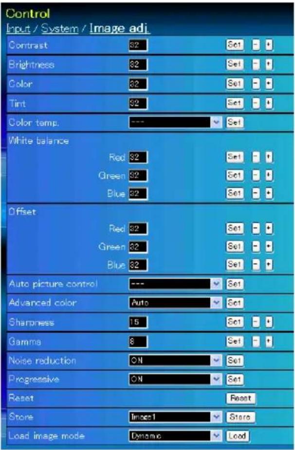 Christie L2K1500 - Image adjustment - 1
