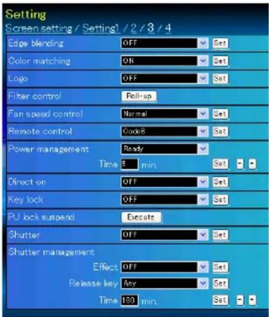 Christie L2K1500 - Setting procedure - 1